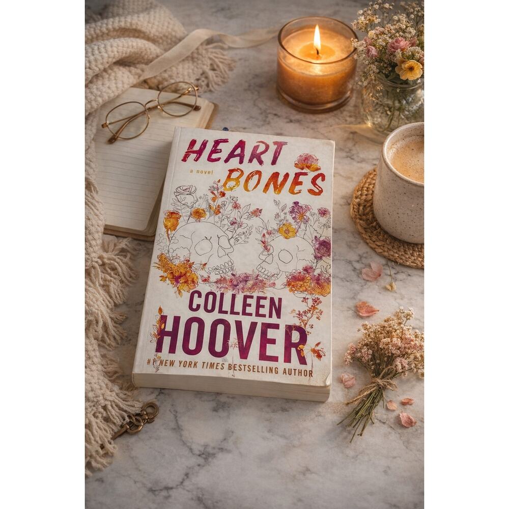 Heart Bones by Colleen Hoover Paperback Novel Romance Contemporary Fiction